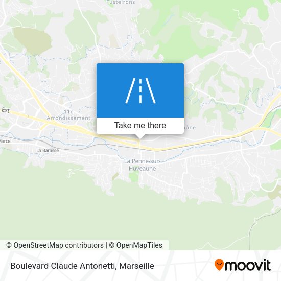 Boulevard Claude Antonetti map
