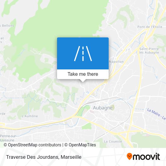Traverse Des Jourdans map