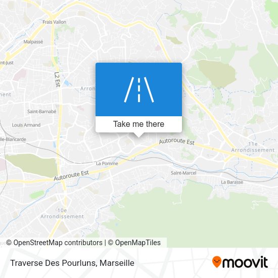 Traverse Des Pourluns map