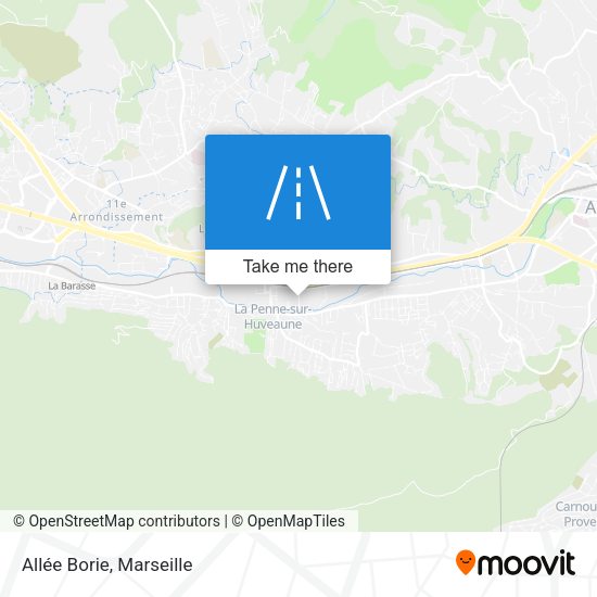 Allée Borie map
