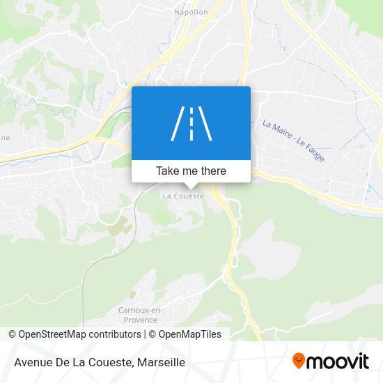 Avenue De La Coueste map
