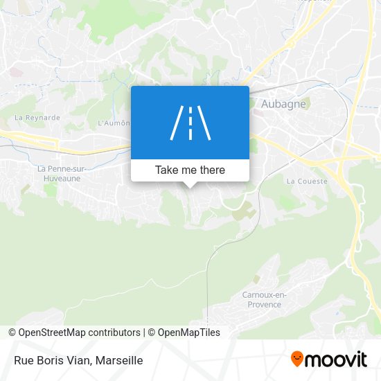 Rue Boris Vian map