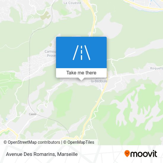 Avenue Des Romarins map
