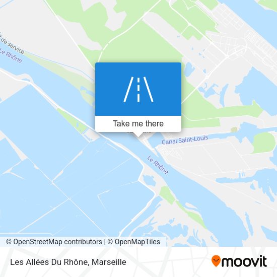 Les Allées Du Rhône map