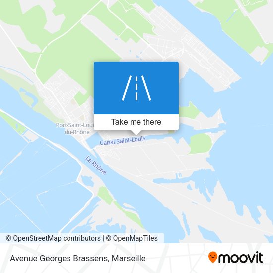 Avenue Georges Brassens map
