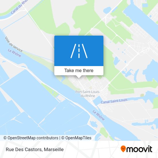 Rue Des Castors map