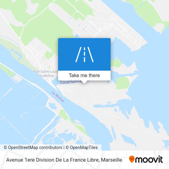 Avenue 1ere Division De La France Libre map