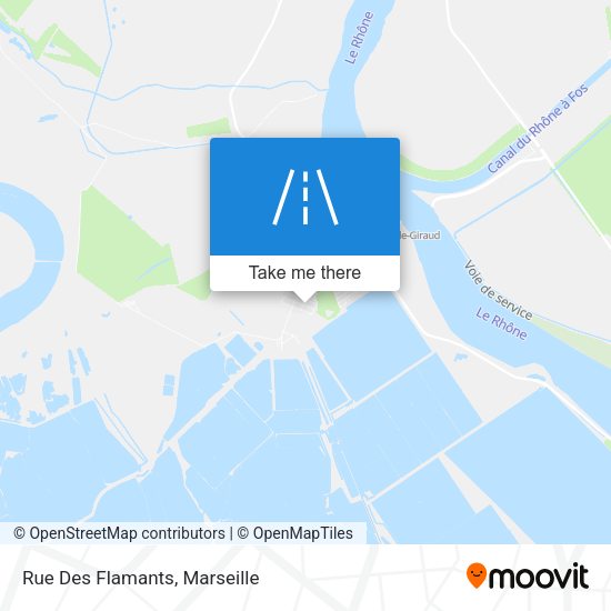 Rue Des Flamants map