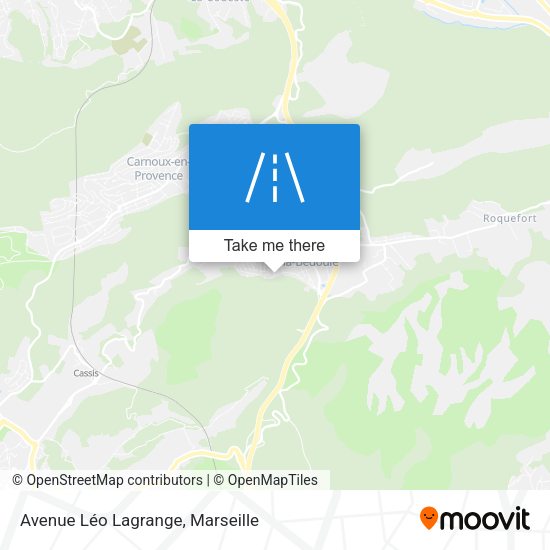 Avenue Léo Lagrange map