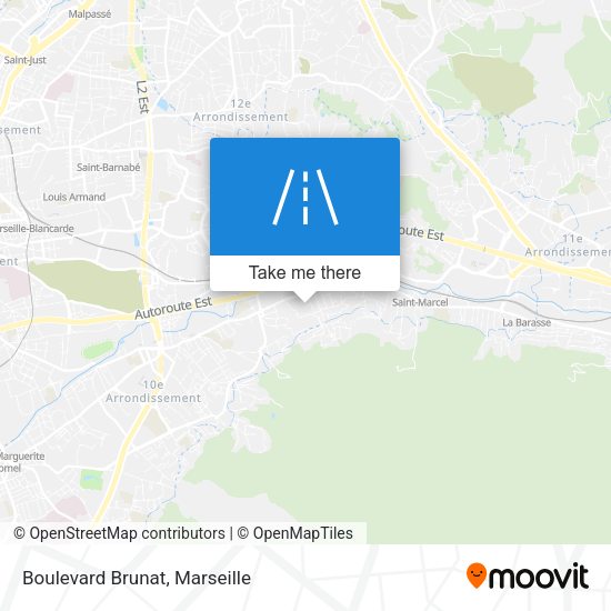 Boulevard Brunat map