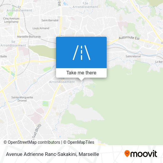 Avenue Adrienne Ranc-Sakakini map
