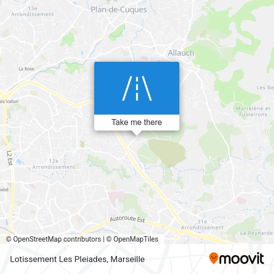 Lotissement Les Pleiades map