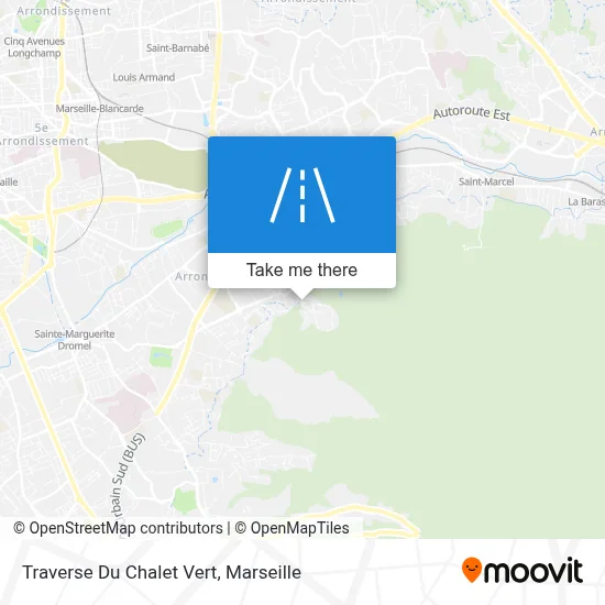 Traverse Du Chalet Vert map