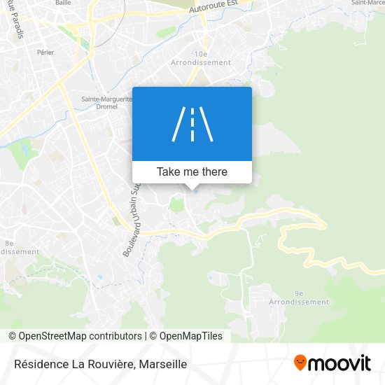 Résidence La Rouvière map