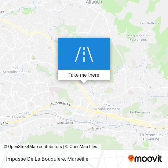 Impasse De La Bouquière map