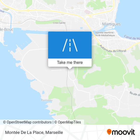 Montée De La Place map