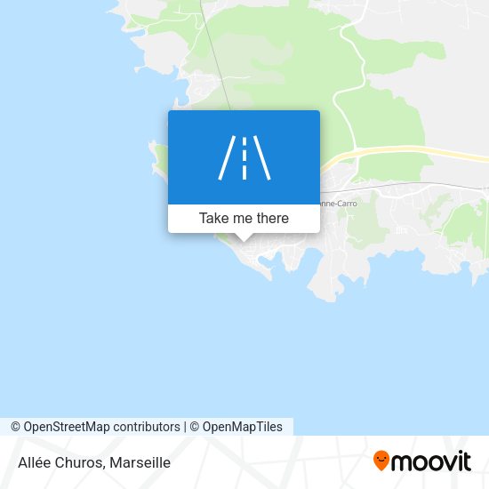 Allée Churos map