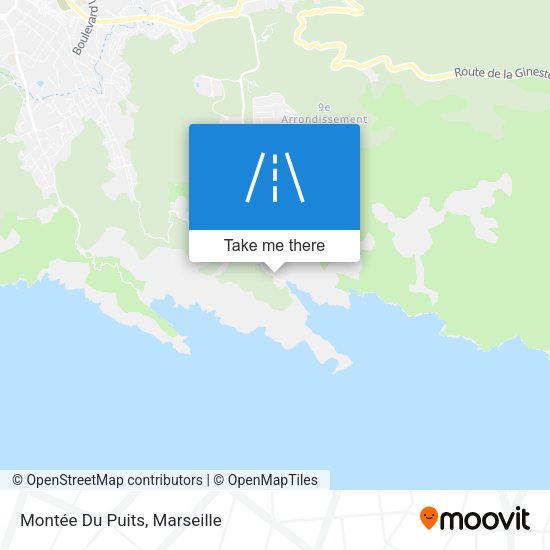 Montée Du Puits map