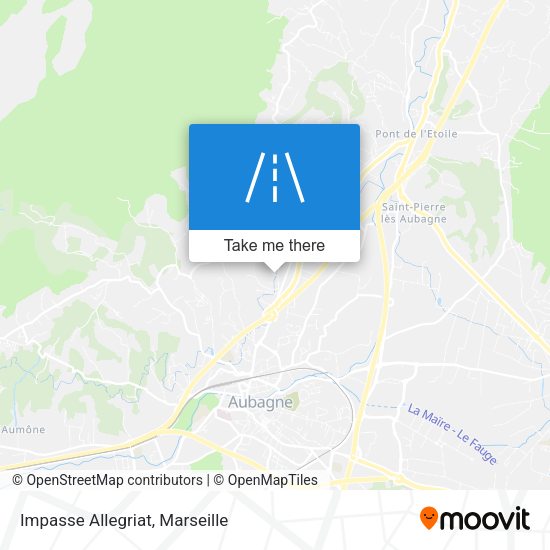 Impasse Allegriat map