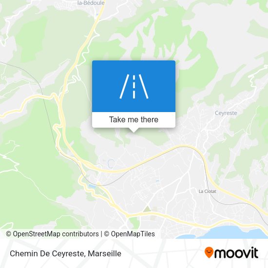 Chemin De Ceyreste map