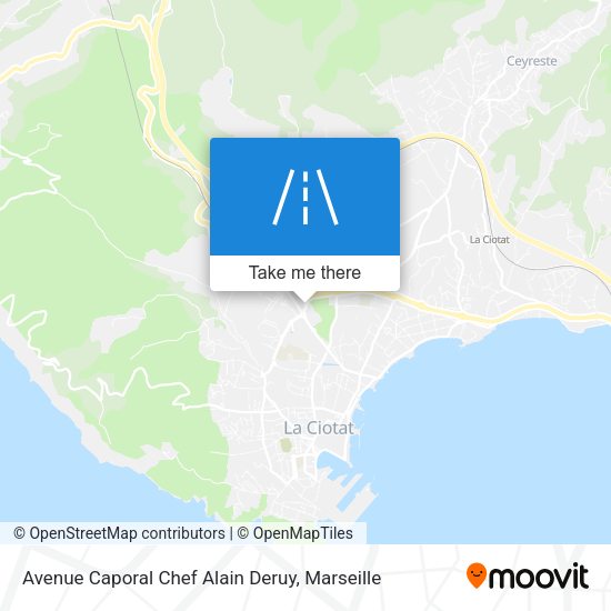 Avenue Caporal Chef Alain Deruy map
