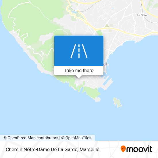 Chemin Notre-Dame De La Garde map