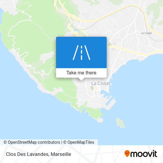 Clos Des Lavandes map
