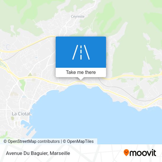 Avenue Du Baguier map