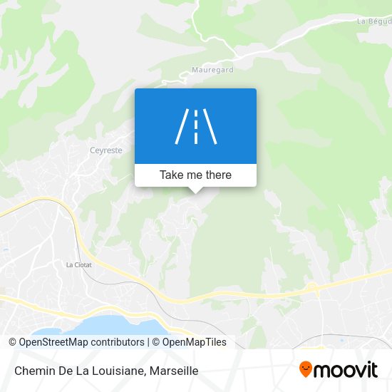 Chemin De La Louisiane map