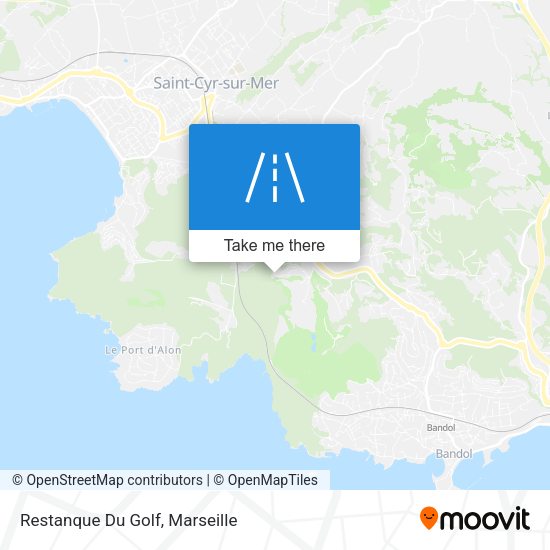 Restanque Du Golf map