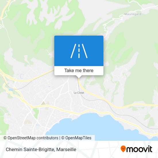 Chemin Sainte-Brigitte map