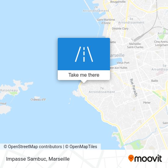 Impasse Sambuc map