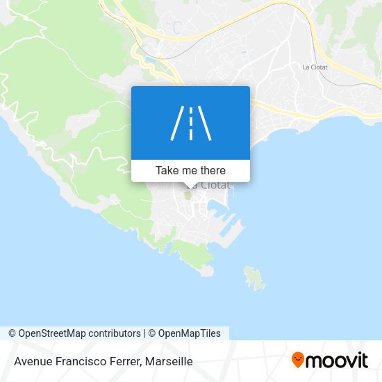 Avenue Francisco Ferrer map
