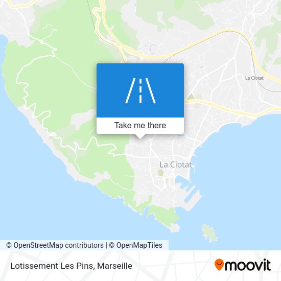 Lotissement Les Pins map