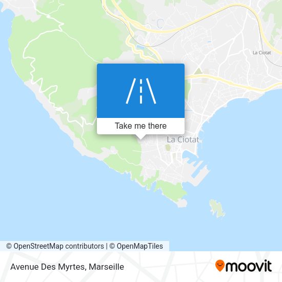 Avenue Des Myrtes map