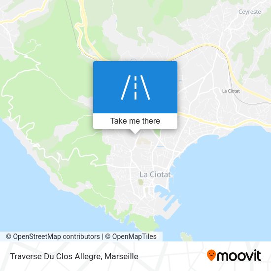Traverse Du Clos Allegre map