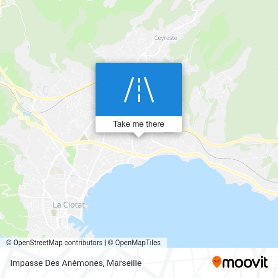 Impasse Des Anémones map