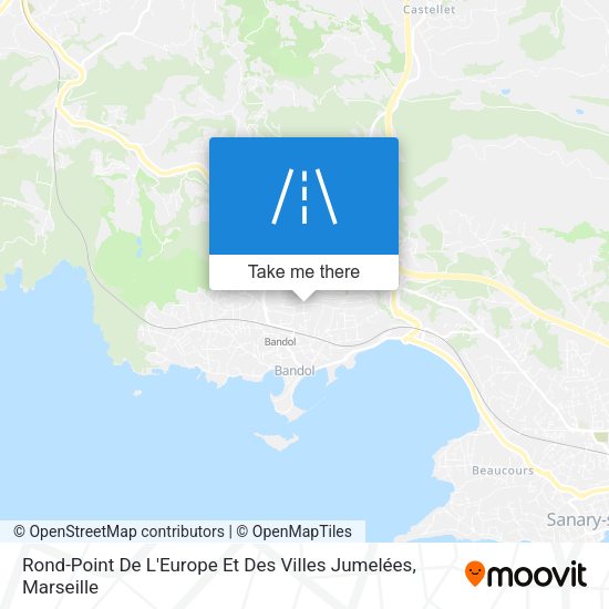 Rond-Point De L'Europe Et Des Villes Jumelées map