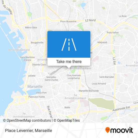 Place Leverrier map