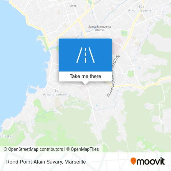 Rond-Point Alain Savary map