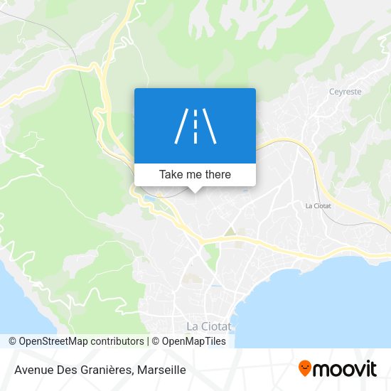 Avenue Des Granières map