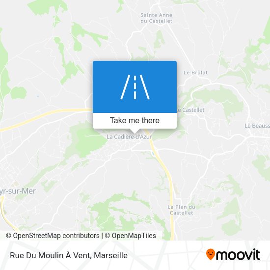 Rue Du Moulin À Vent map