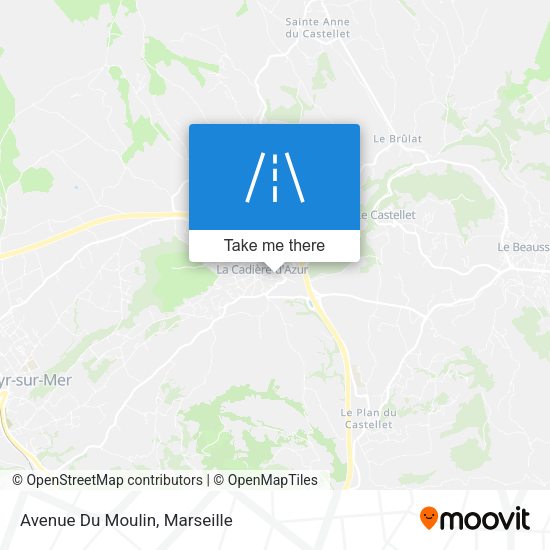 Avenue Du Moulin map