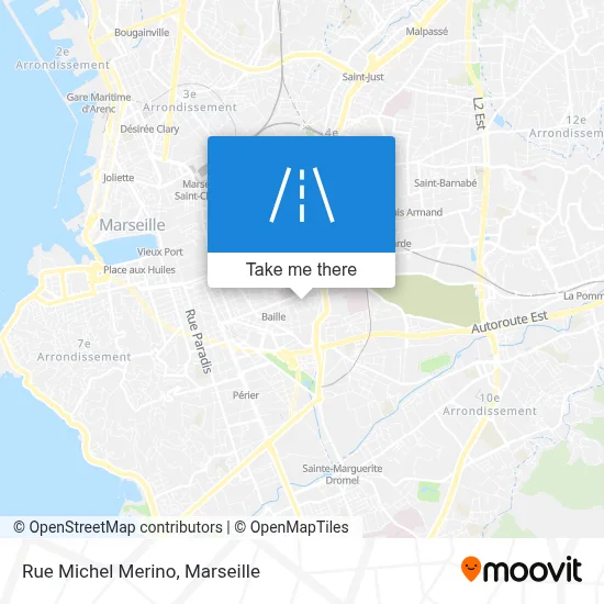 Rue Michel Merino map