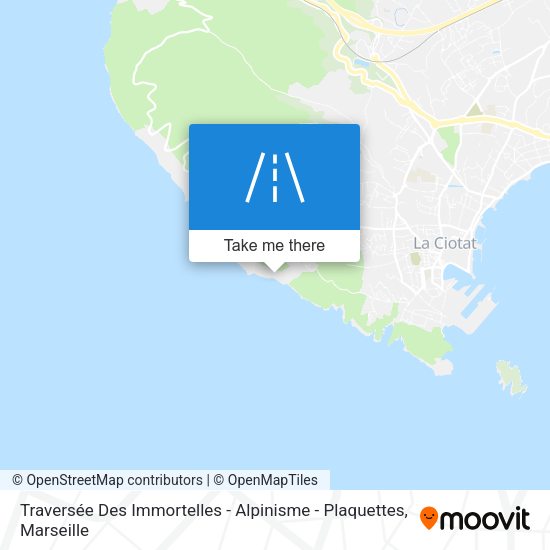 Traversée Des Immortelles - Alpinisme - Plaquettes map