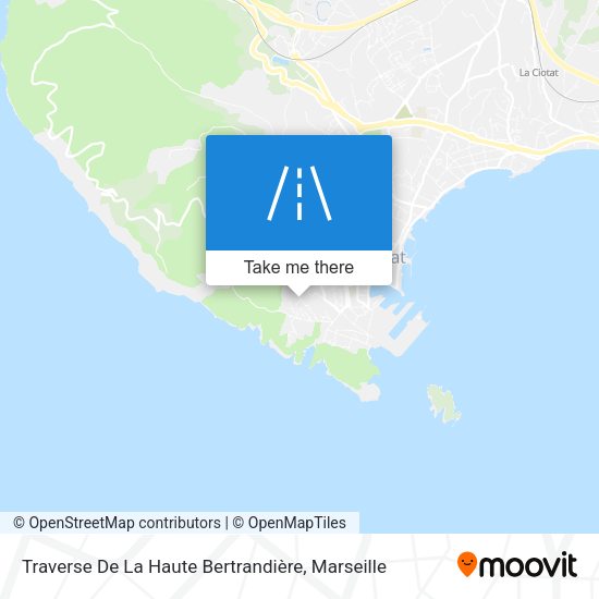 Traverse De La Haute Bertrandière map