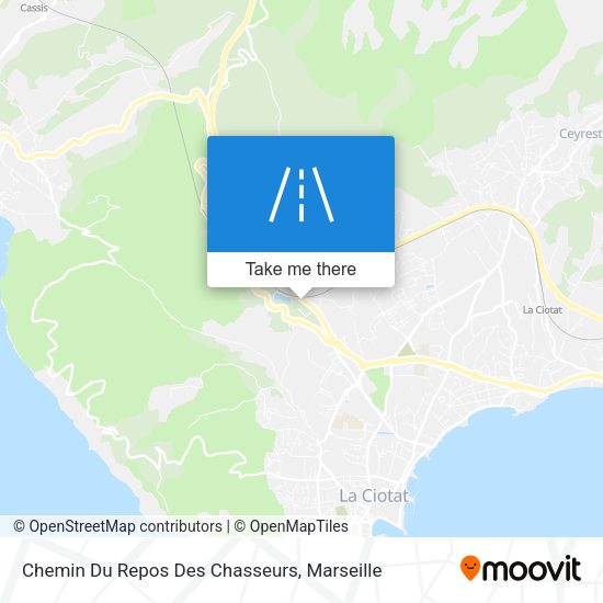 Chemin Du Repos Des Chasseurs map