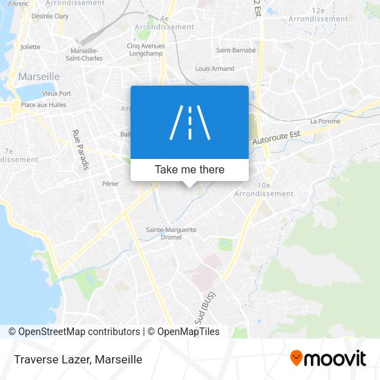 Traverse Lazer map