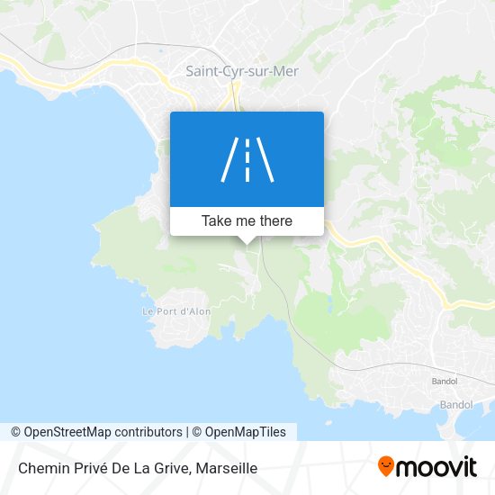 Chemin Privé De La Grive map