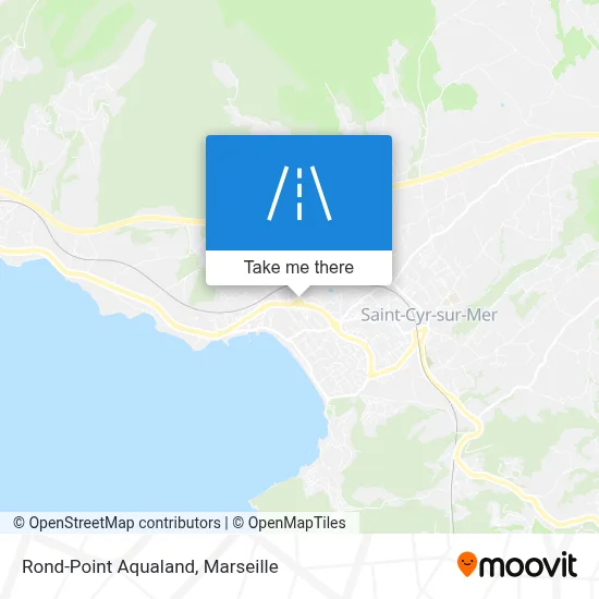 Rond-Point Aqualand map